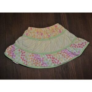 Gymboree Freshly Picked Mixed Print Daisy Floral Skirt Size 2T